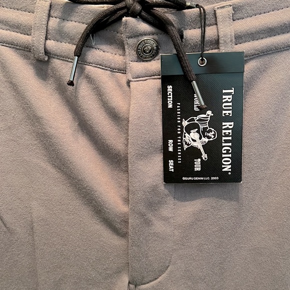 SAlE! $10.00 OFF! NWT True Religion Drawstring Pants With Belt Hoops - Picture 3 of 8